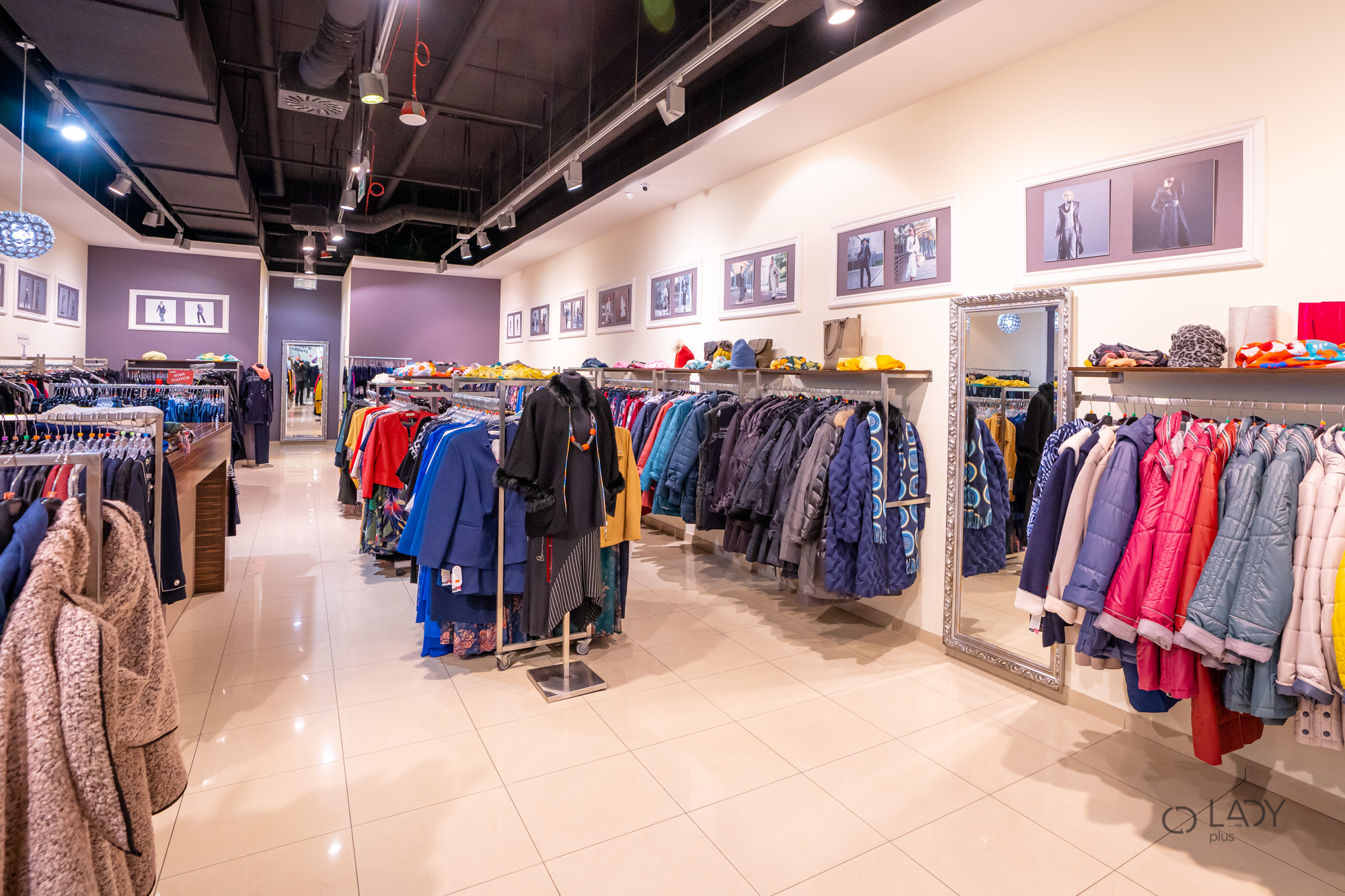 Boutique butik for dametøj i store størrelser, graviditetstøj