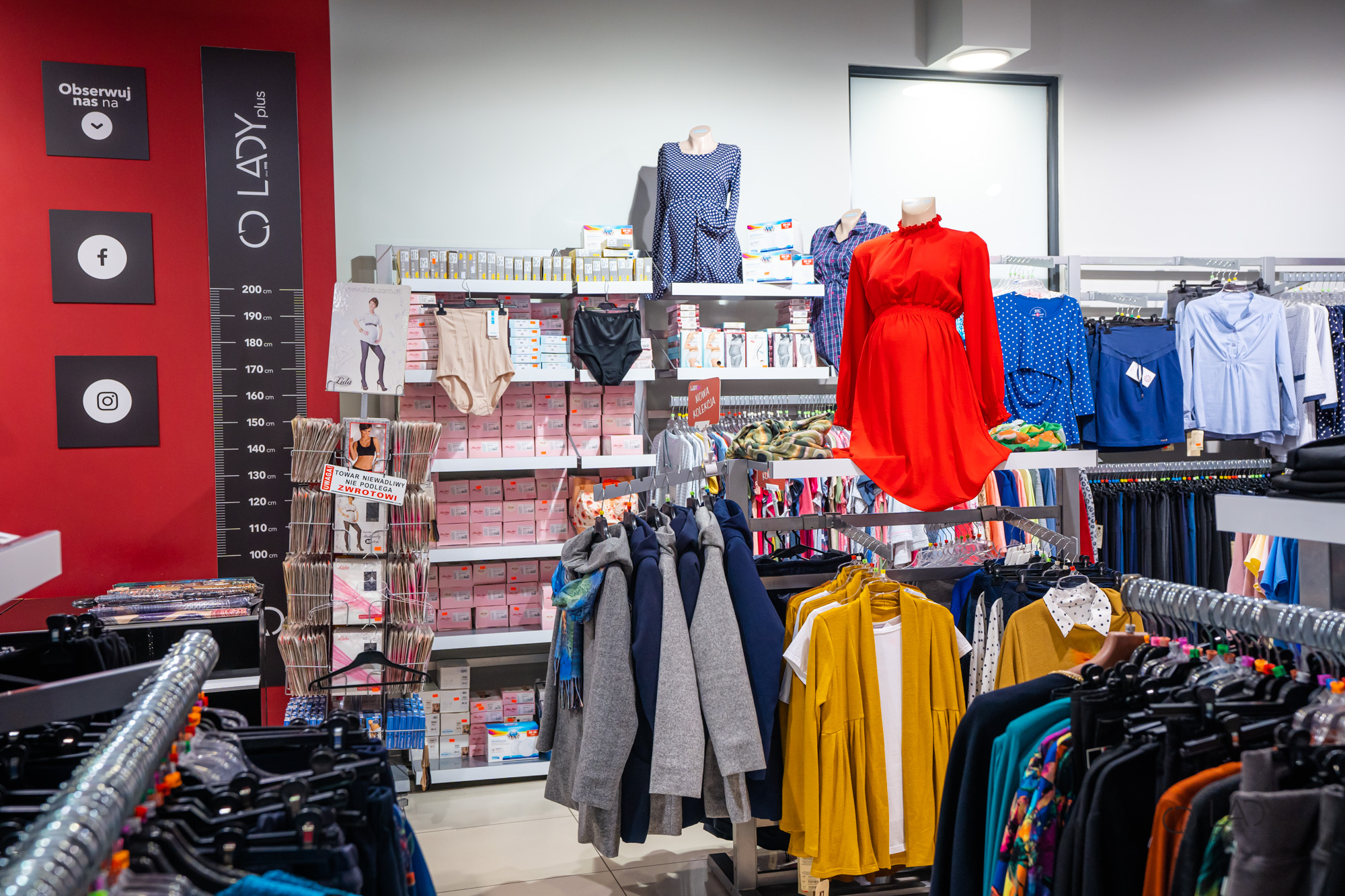 Boutique butik for dametøj i store størrelser, graviditetstøj